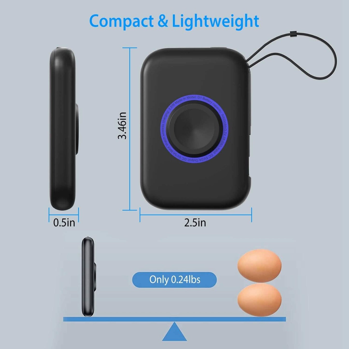 3-in-1 Kabelloses Ladegerät Tragbare Magnetische Powerbank