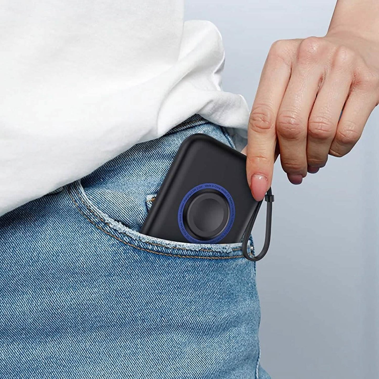 3-in-1 Kabelloses Ladegerät Tragbare Magnetische Powerbank