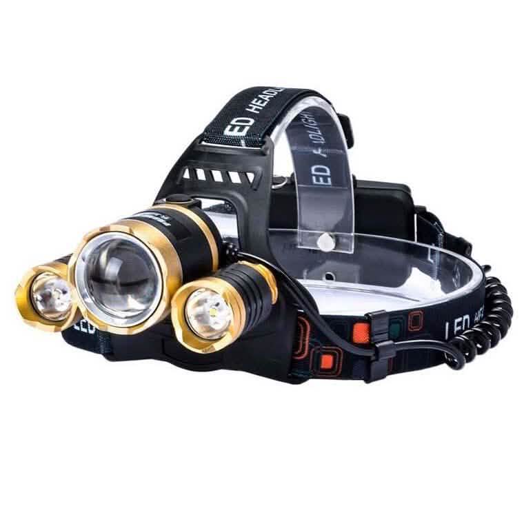 3 LED XM-L T6 Wasserdichte Stirnlampe LED Taschenlampe