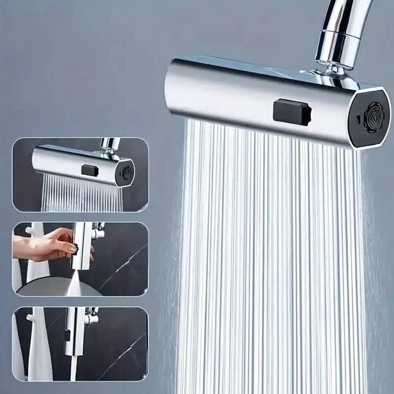 Auslaufsicherer 3-Modus-Wasserhahnadapter – robuste Kupferkonstruktion für Küche und Bad