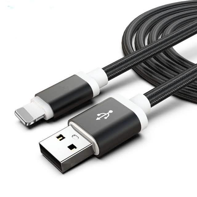 3er-Pack: 3 m robustes geflochtenes iPhone Lightning USB-Kabel