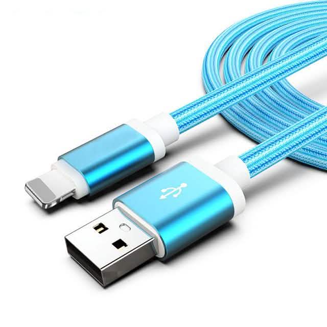 3er-Pack: 3 m robustes geflochtenes iPhone Lightning USB-Kabel