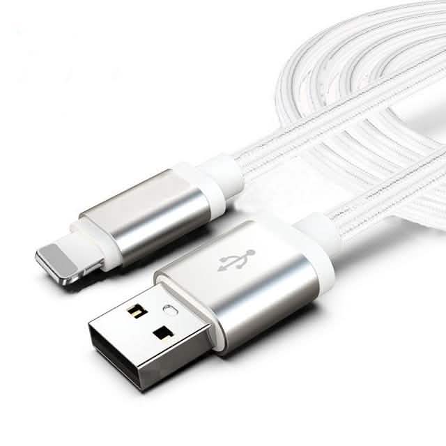 3er-Pack: 3 m robustes geflochtenes iPhone Lightning USB-Kabel