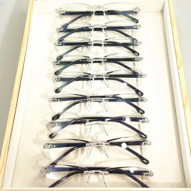 2K randlose Lesebrille für Damen und Herren