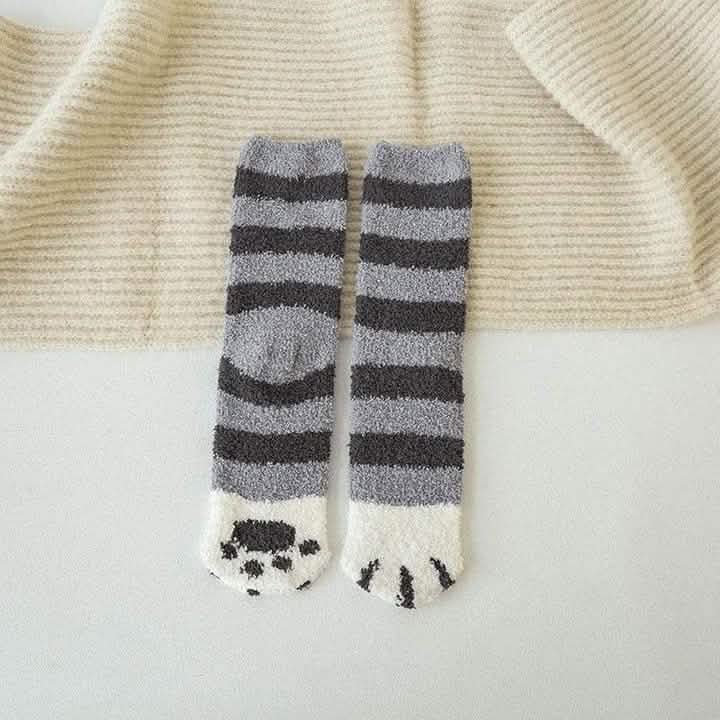 3er-Pack: Katzenkrallen-Socken für Herbst und Winter