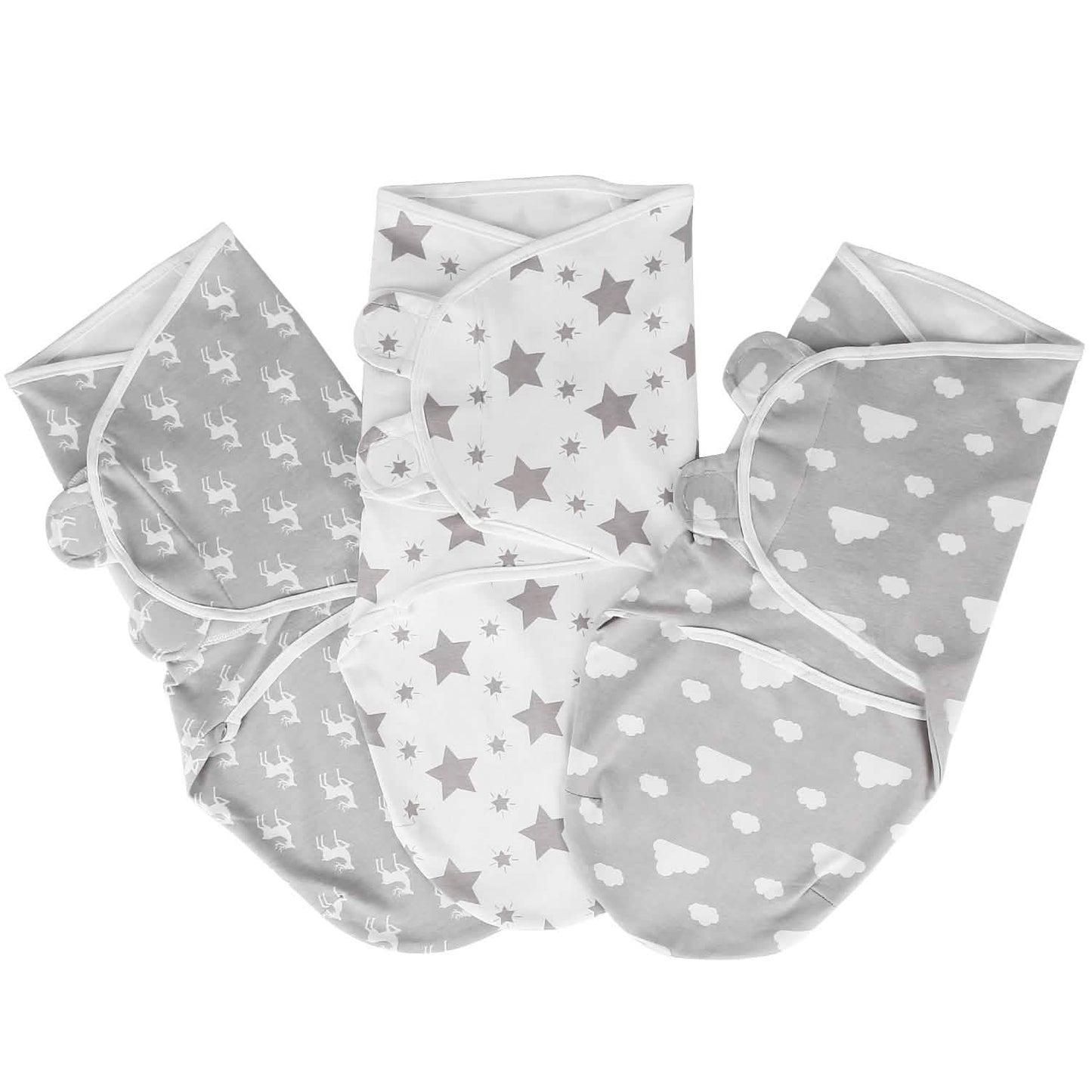 3er-Pack: Baby-Pucktuch