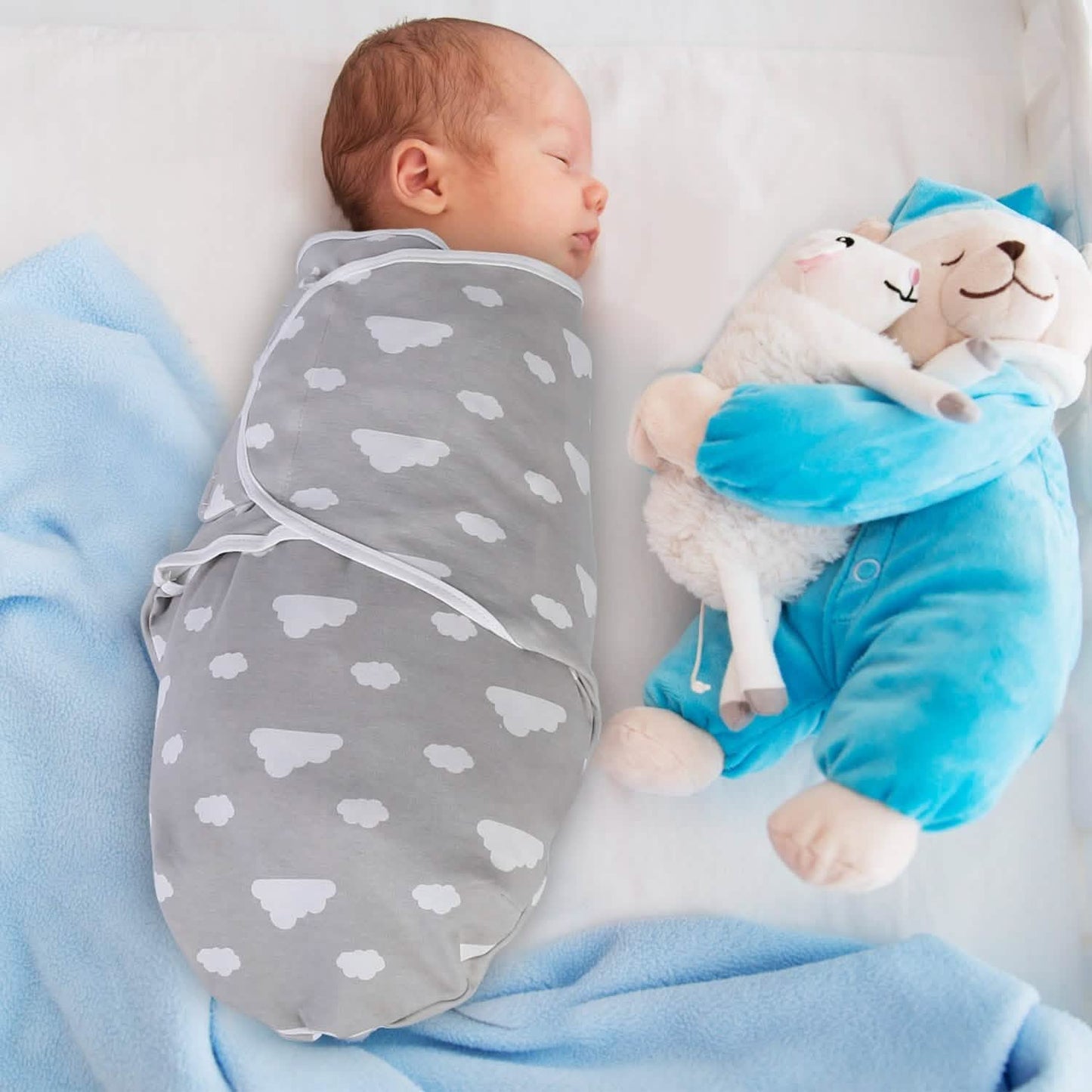 3er-Pack: Baby-Pucktuch