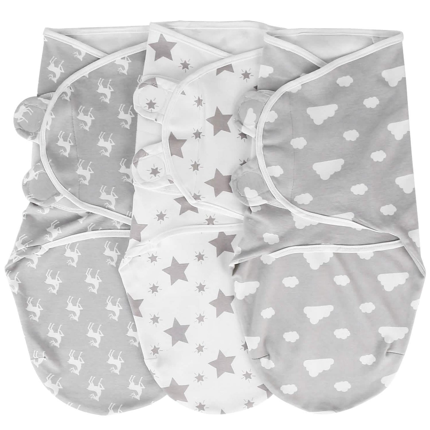 3er-Pack: Baby-Pucktuch