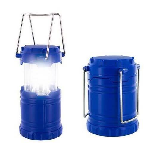 3er-Pack: Zusammenklappbare Mini-Laterne mit ultrahellem LED-Licht