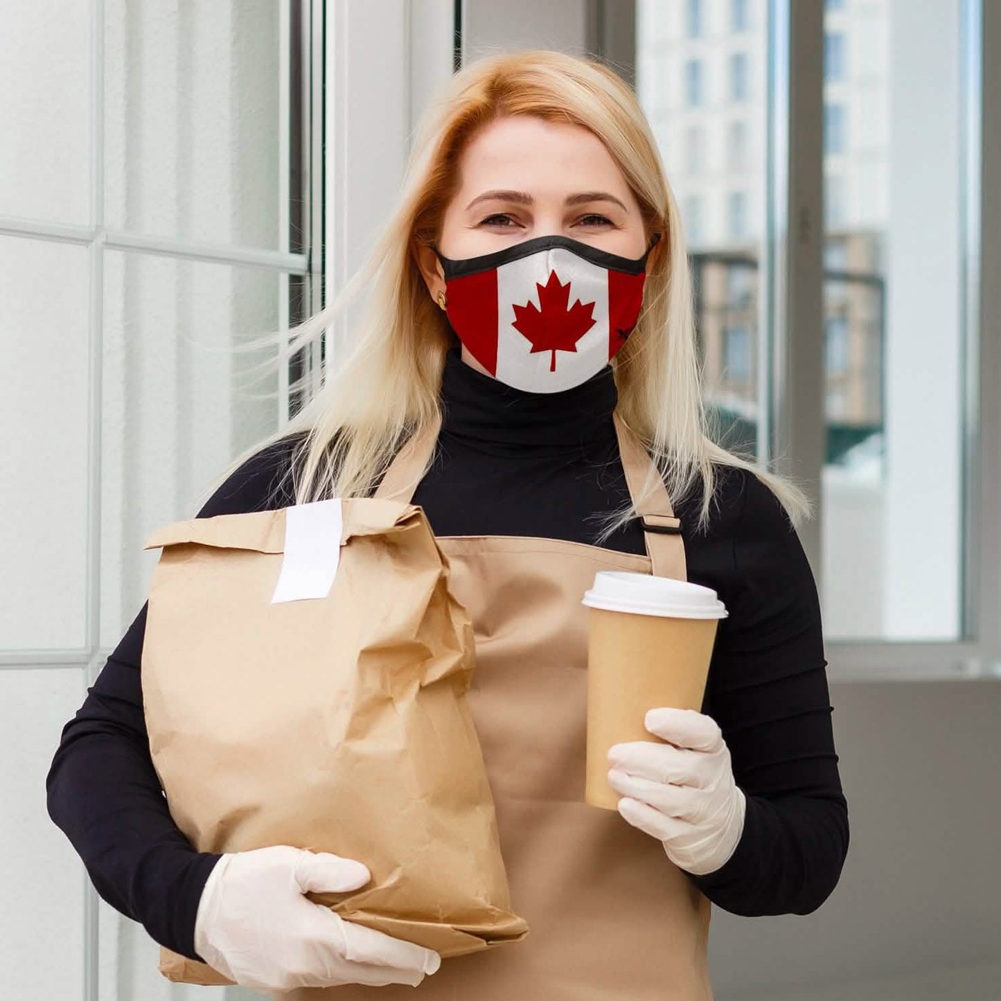 3er-Pack: Doppellagige waschbare und wiederverwendbare Flaggenmasken mit verstellbarer Schlaufe
