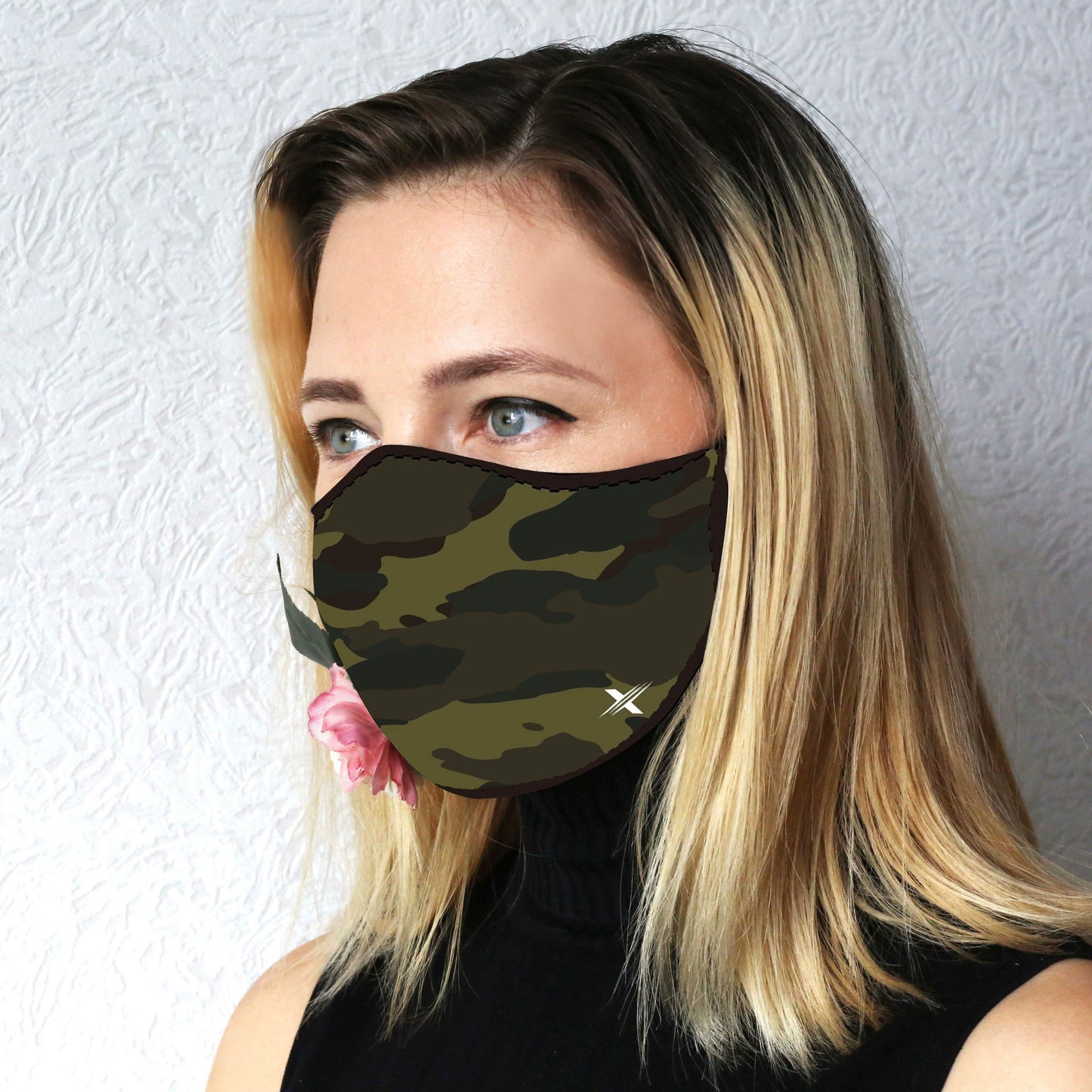 3er-Pack: Waschbare & wiederverwendbare, nicht-medizinische doppellagige Gesichtsmaske mit verstellbarer Schlaufe