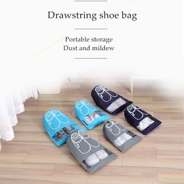 3er-Pack: Schuhbeutel mit Kordelzug