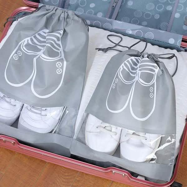 3er-Pack: Schuhbeutel mit Kordelzug