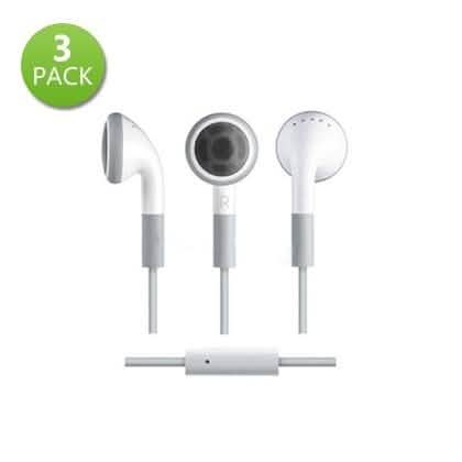 3er-Pack: Ohrhörer mit Mikrofon