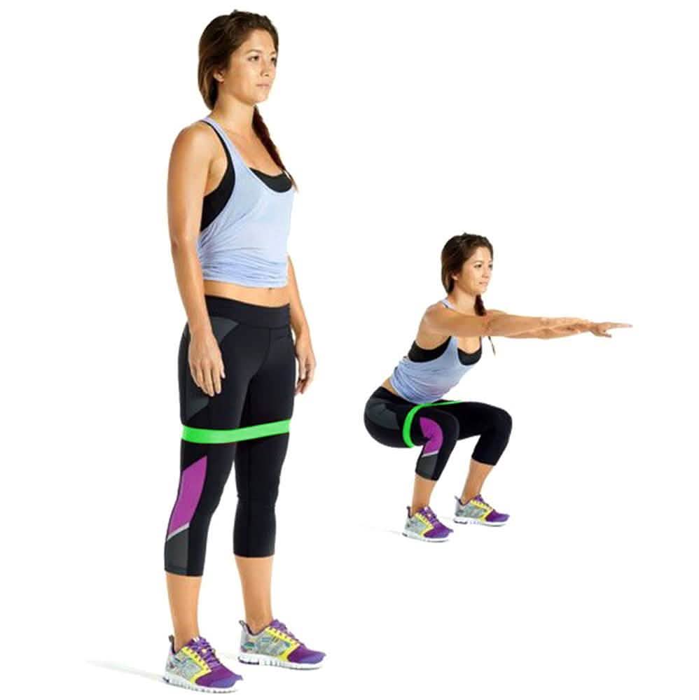 3er-Pack: Widerstandsbänder Trainingsgürtel Stretch-Therapie Laufen Pilates