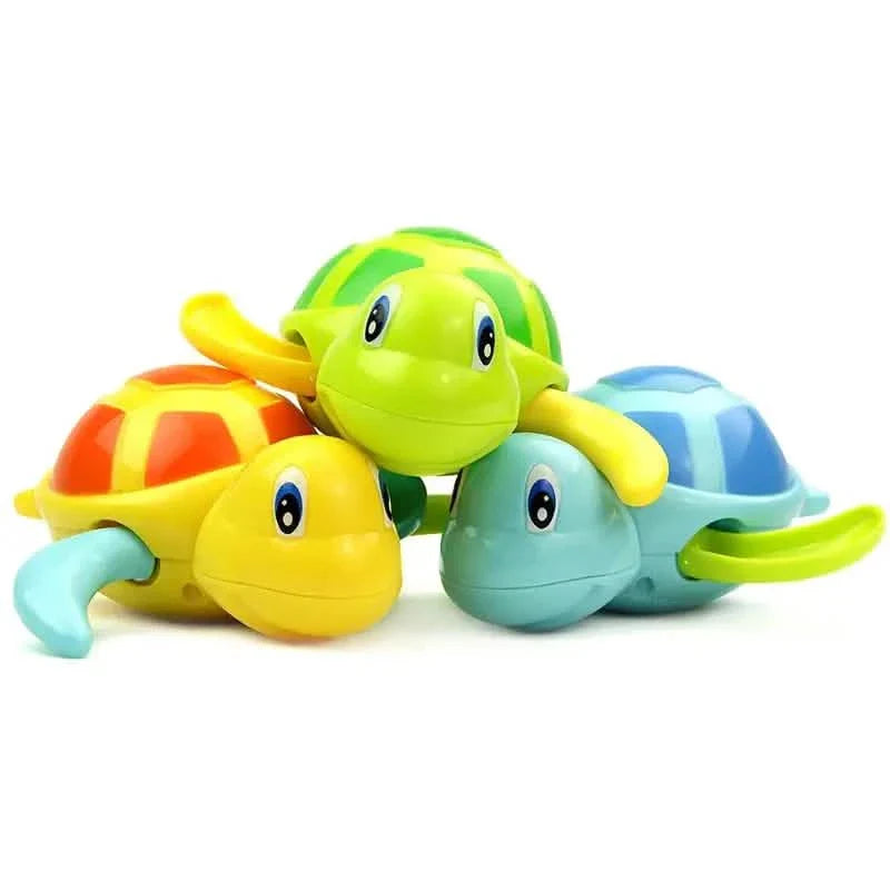 3er-Pack: Lustiges Schwimmschildkröten-Badespielzeug
