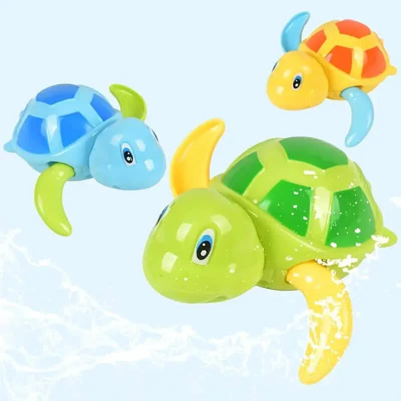 3er-Pack: Lustiges Schwimmschildkröten-Badespielzeug
