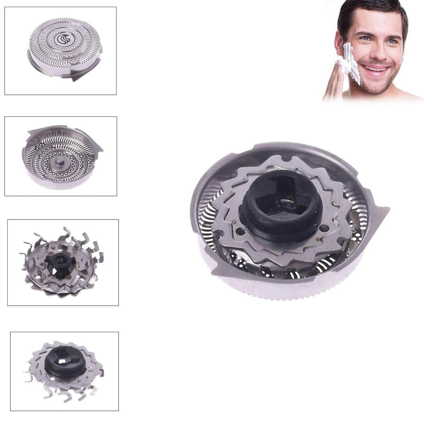 3er-Pack: HQ9 Scherköpfe Ersatzklingen für Philips Norelco Speed