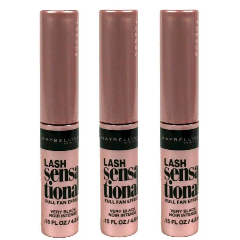3er-Pack: Maybelline Lash Sensational Intense Mini-Mascara
