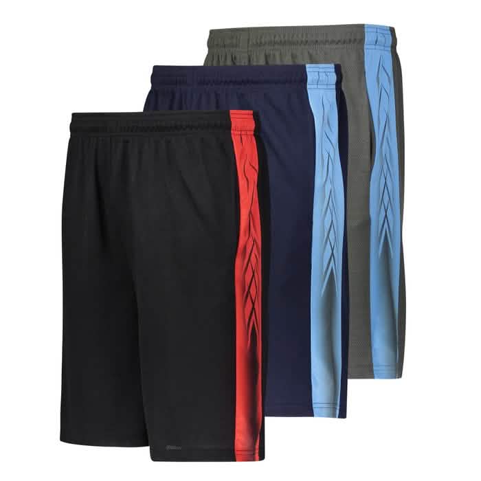 3er-Pack: Feuchtigkeitsableitende Performance-Shorts für Herren