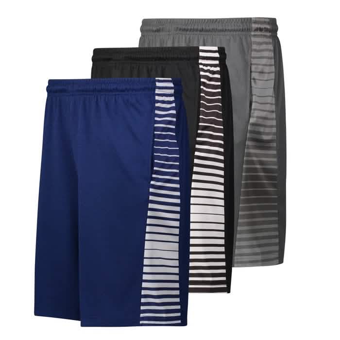 3er-Pack: Feuchtigkeitsableitende Performance-Shorts für Herren