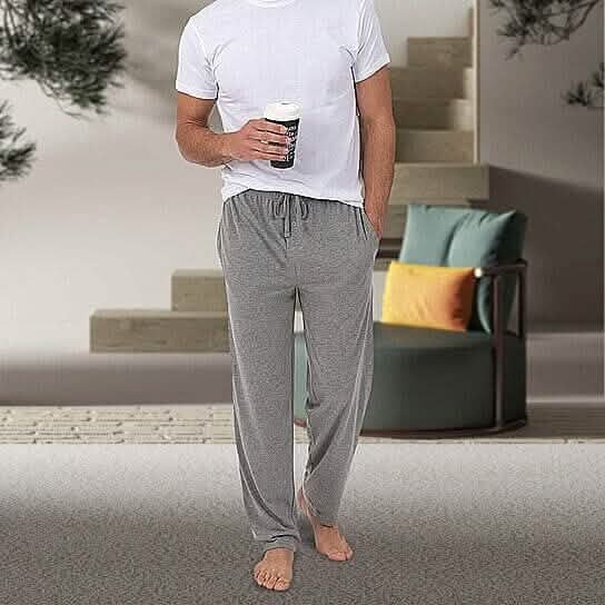 3er-Pack: Pyjamahose für Herren, einfarbig