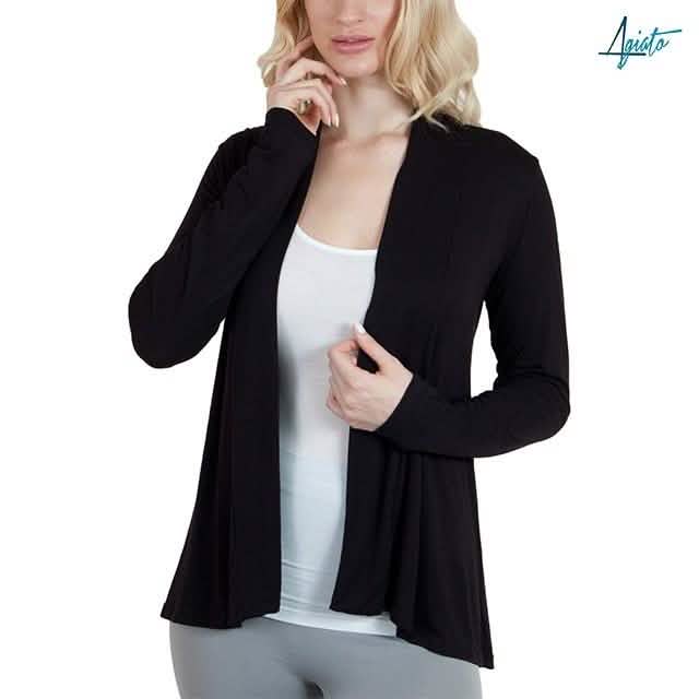3er-Pack: Mehrfarbige Agiato moderne Basic-Strickjacken – Extra Small