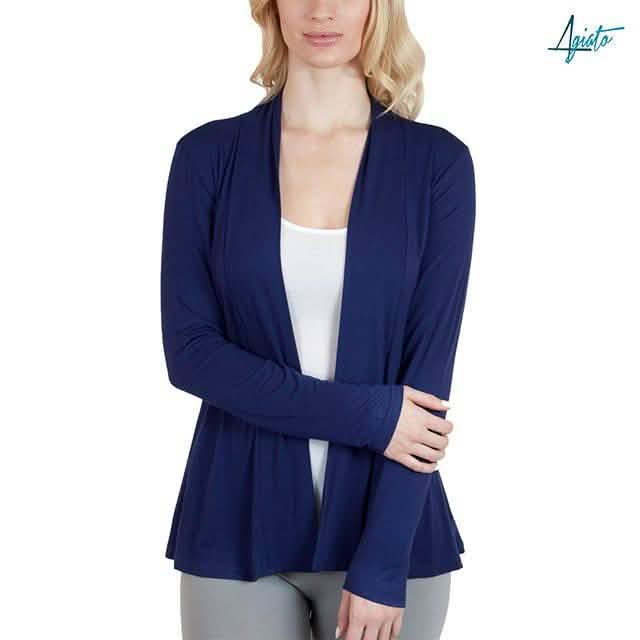 3er-Pack: Mehrfarbige Agiato moderne Basic-Strickjacken – Extra Small