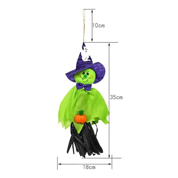 3er-Pack: Vogelscheuchen-Horror-Geist-Anhänger Halloween-Deko