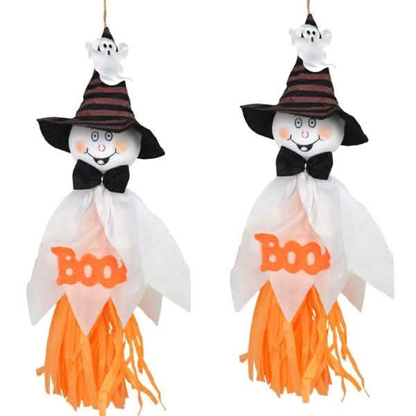 3er-Pack: Vogelscheuchen-Horror-Geist-Anhänger Halloween-Deko