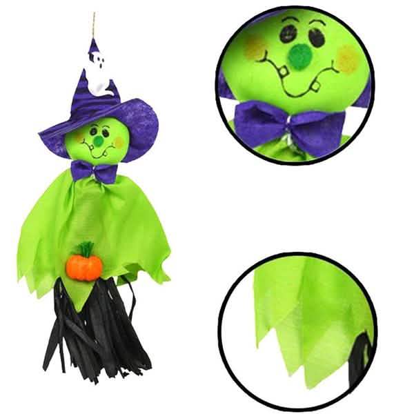 3er-Pack: Vogelscheuchen-Horror-Geist-Anhänger Halloween-Deko