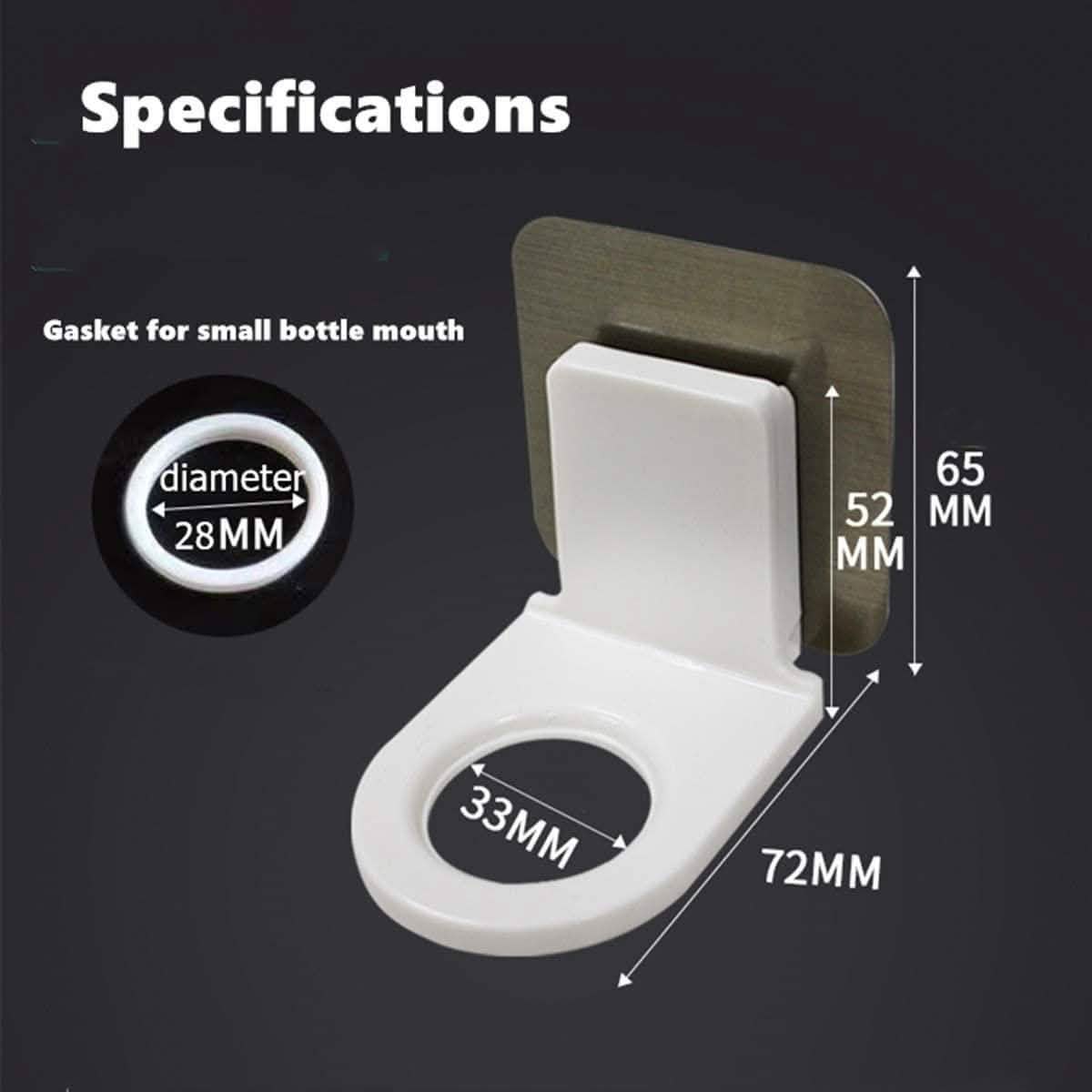 3er-Pack: Duschgel-Flaschenhalterung mit Haken