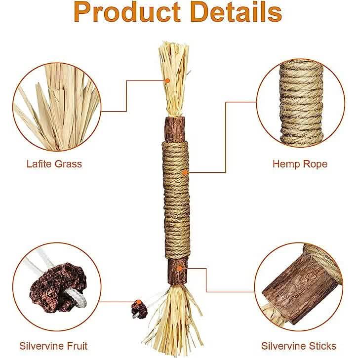 3er-Pack: Silvervine-Sticks Katzenspielzeug