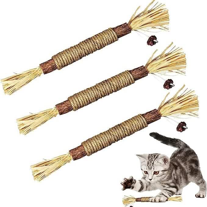 3er-Pack: Silvervine-Sticks Katzenspielzeug