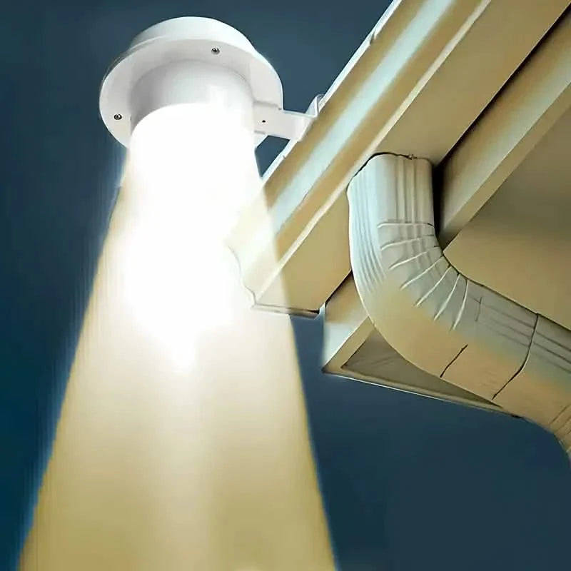 3er-Pack: Solar-LED-Zaunrinnenleuchten