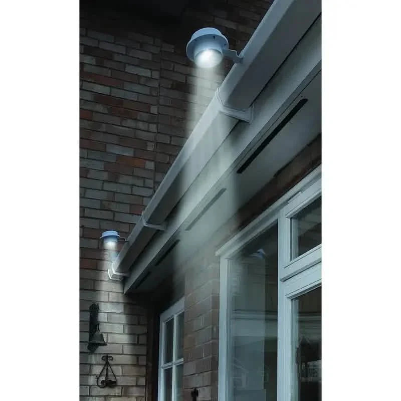 3er-Pack: Solar-LED-Zaunrinnenleuchten