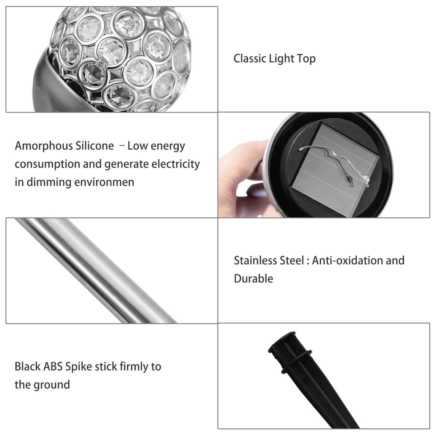 3er-Pack: Solarek Outdoor-Solarleuchten