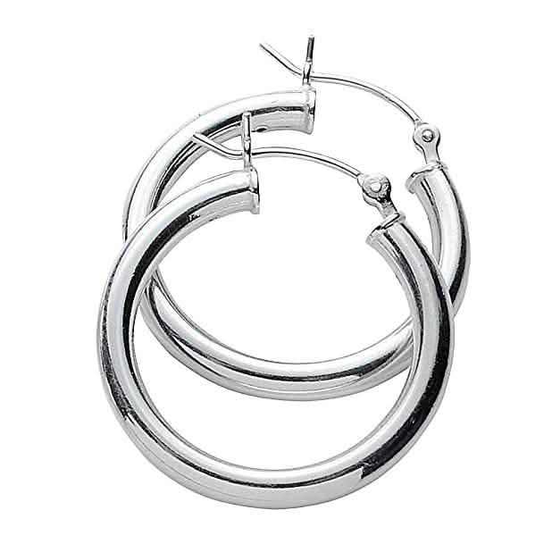 3er-Pack: Creolen aus Sterlingsilber