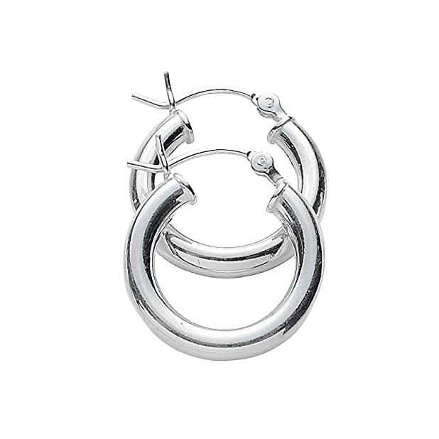 3er-Pack: Creolen aus Sterlingsilber