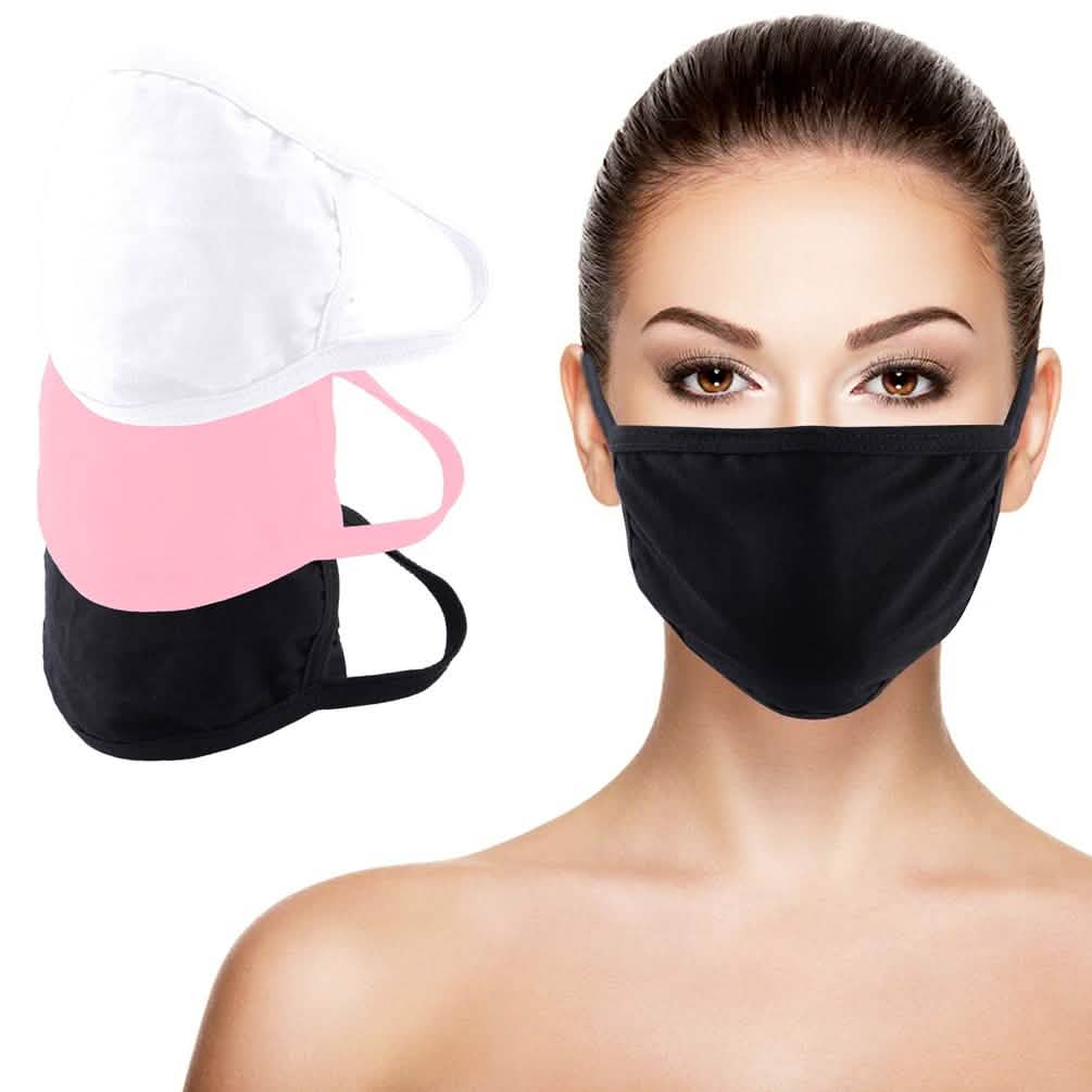 3er-Pack: Waschbare und wiederverwendbare nicht-medizinische Gesichtsmasken