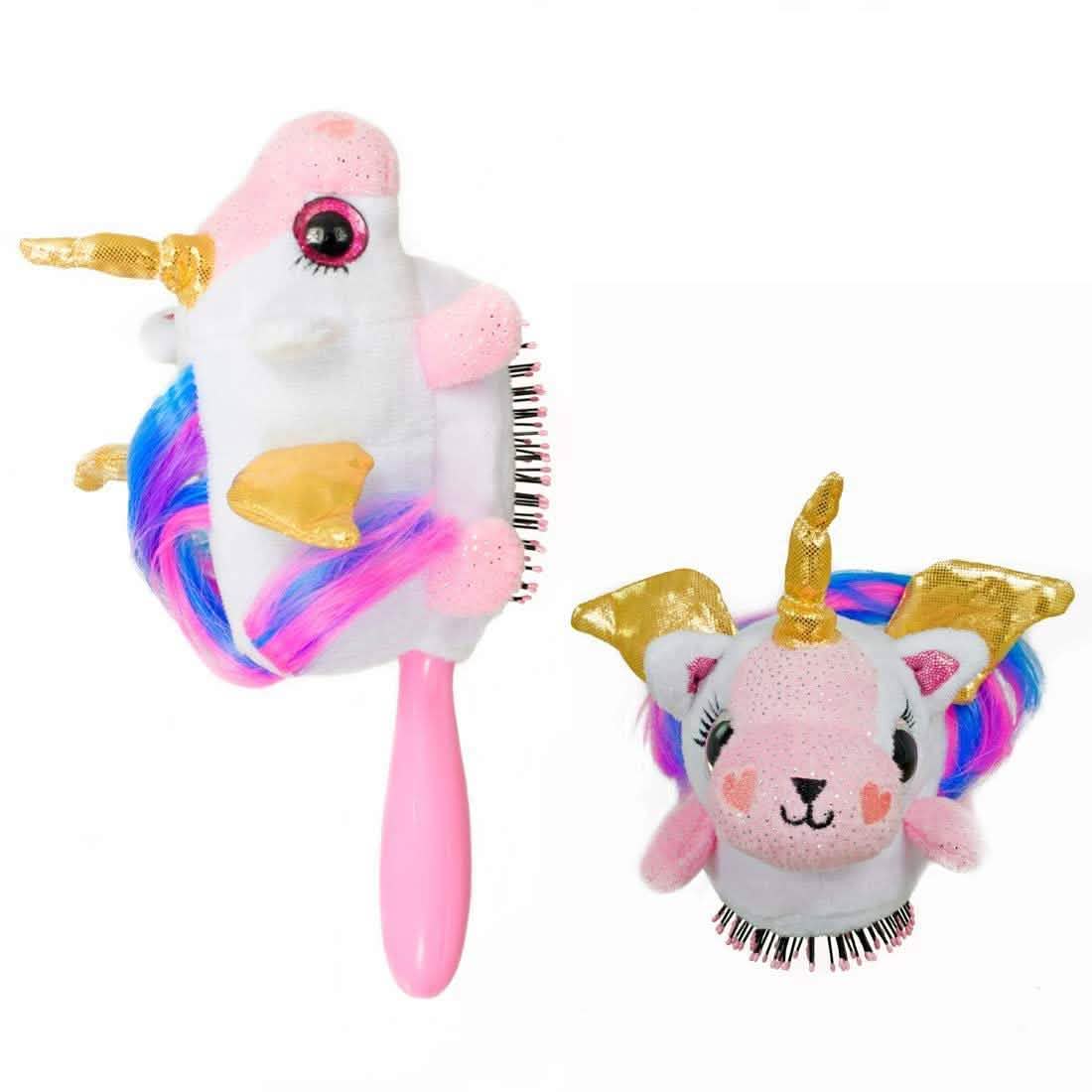 3er-Pack: Wet Brush Plüsch Entwirrbürste für Kinder mit weichen IntelliFlex Borsten für alle Haartypen