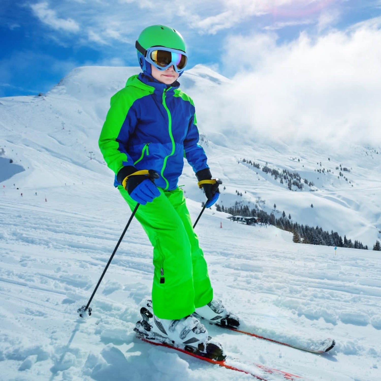 3er-Pack: Wintersportbrillen für Kinder und Erwachsene