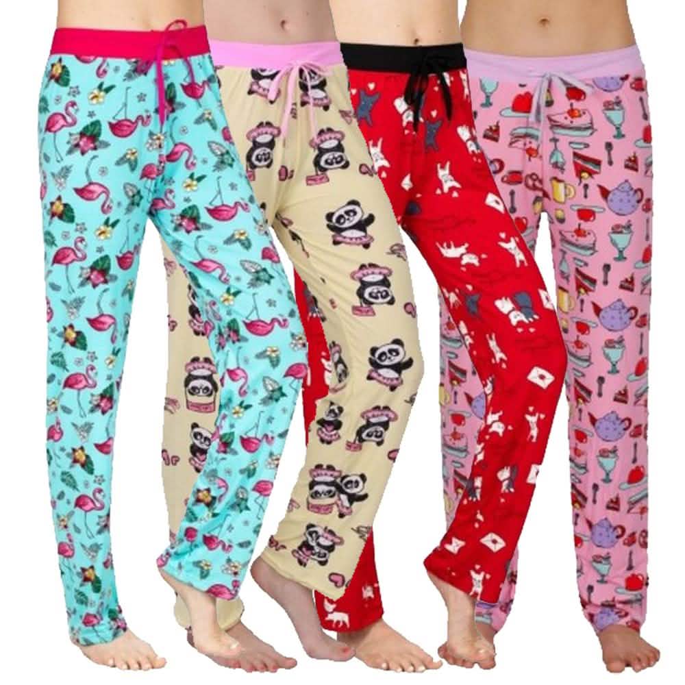 3er-Pack: Verschiedene ultraweiche Lounge-Hosen für Damen