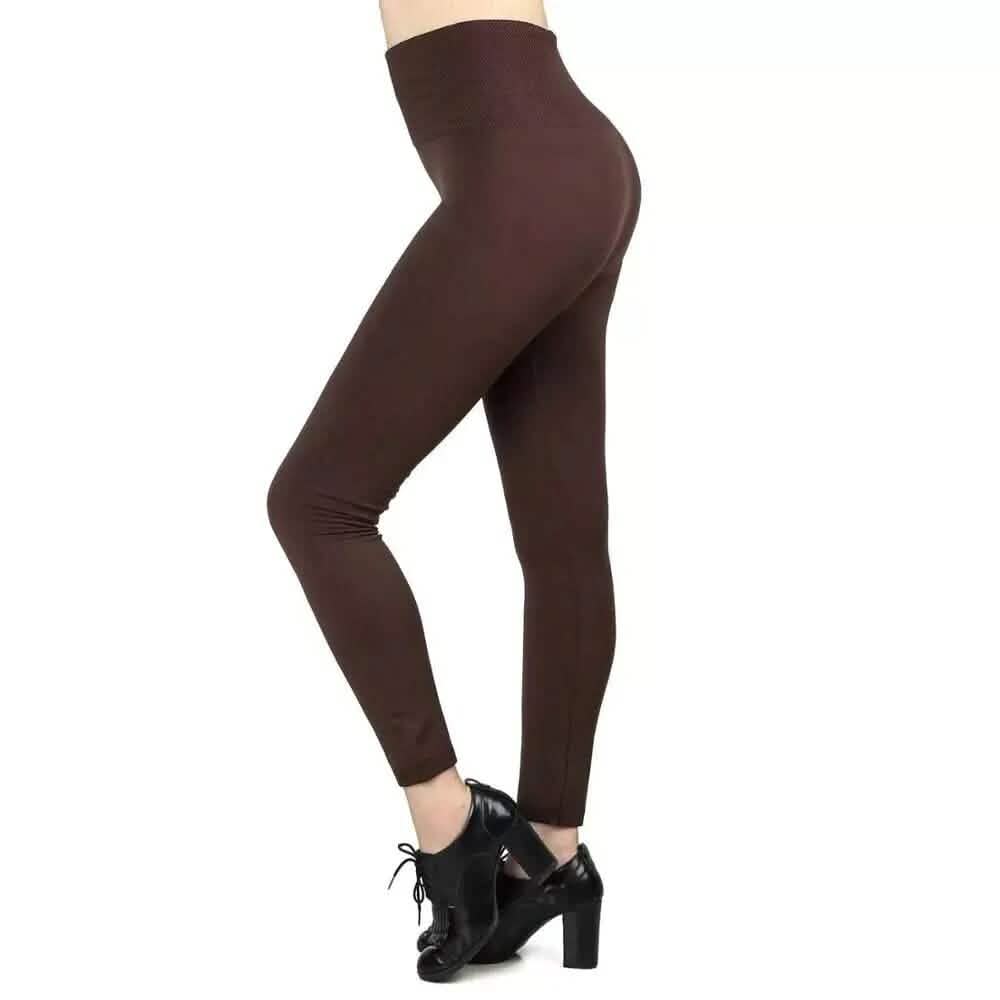 3er-Pack: Damen-Leggings mit Fleecefutter, hoher Taille, weich, dehnbar, warm