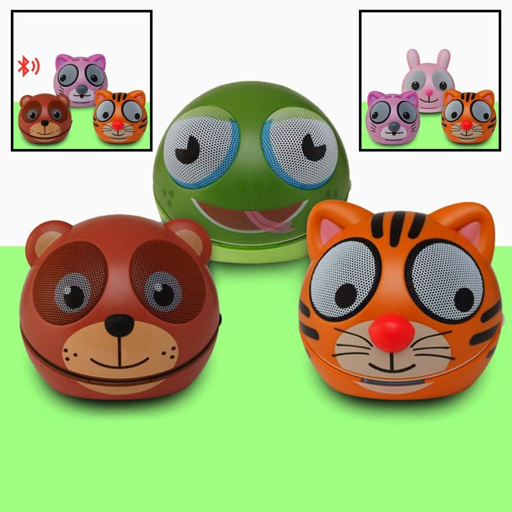 3er-Pack: Zootunes Kompakter tragbarer Bluetooth Stereo Lautsprecher