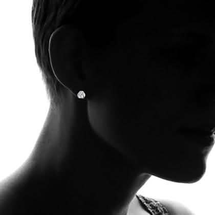 3er-Set: Sterling Silber Trio Ohrstecker-Set