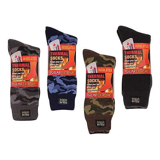 3er-Pack: Isolierte Thermo-Wintersocken für Herren