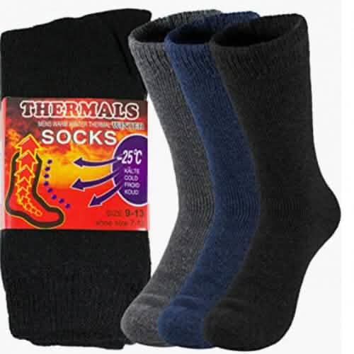 3er-Pack: Herren-Thermosocken für kaltes Wetter Isolierte Socken