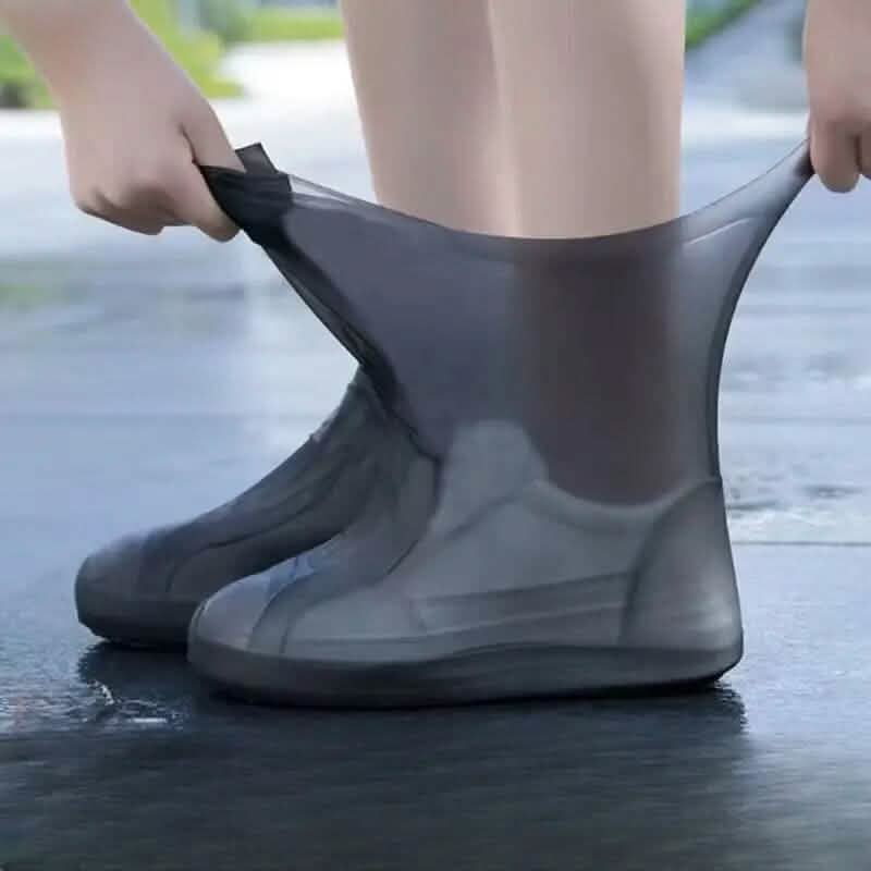 3-Paar: Outdoor Latex Regenstiefel Wasserdichte Schuhüberzieher