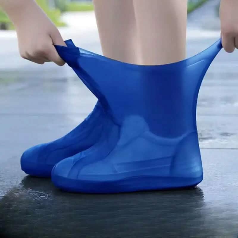 3-Paar: Outdoor Latex Regenstiefel Wasserdichte Schuhüberzieher